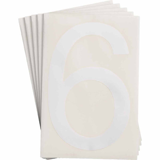 8 in Polyester N&L White 6 20/PK