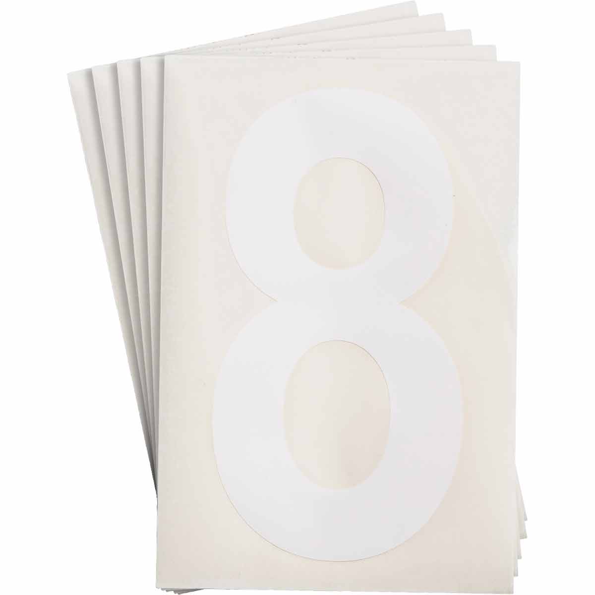 8 in Polyester N&L White 8 20/PK