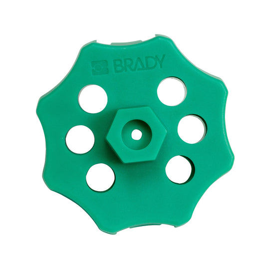 DBL HEX GREEN SPIN LOCKOUT W/O CABLE