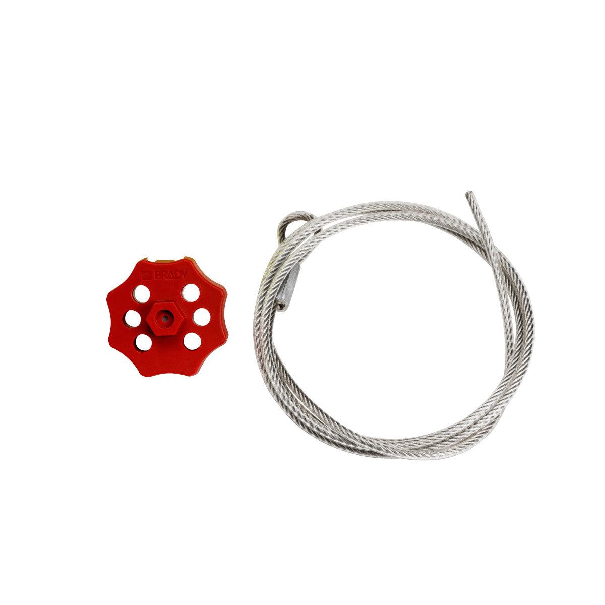 DBL HEX RED SPIN CABLE LOCKOUT