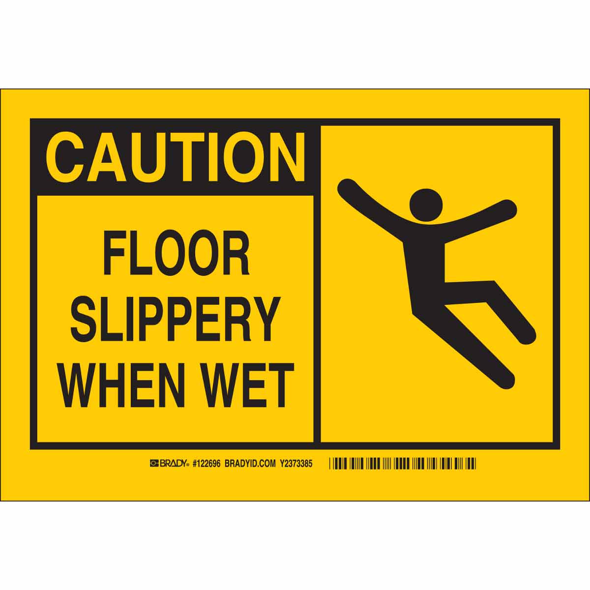 FLOOR SLIPPERY WHEN WET