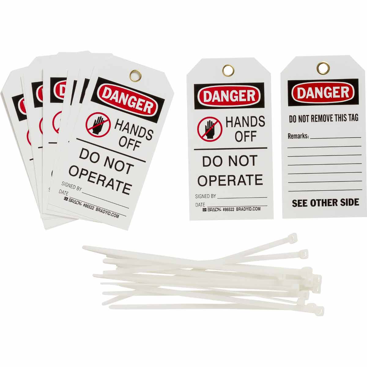 TAG DP B851 5.75X3 10PK DO NOT OPERATE