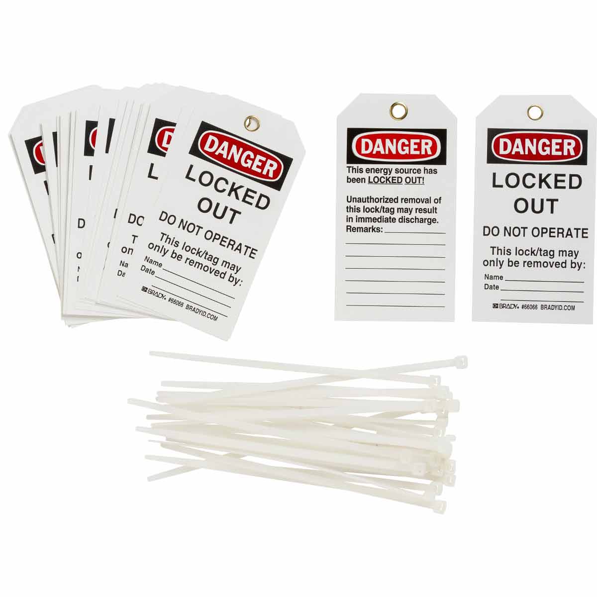 TAG DP B851 5.75X3 25/PK LOCKOUT TAGS