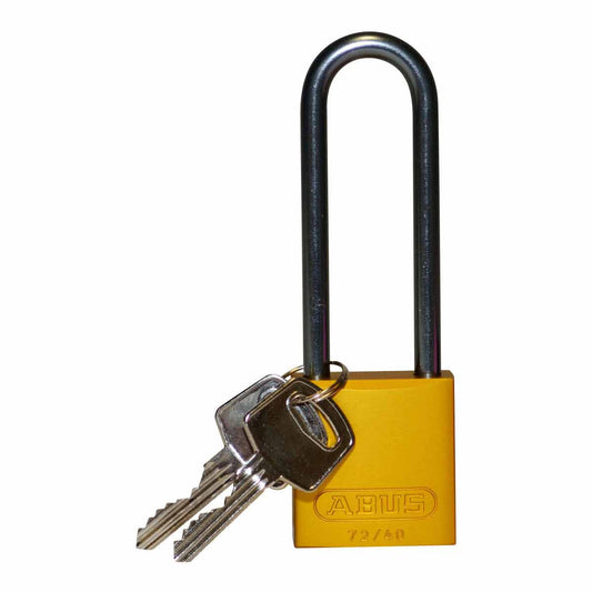 Alum Padlock 3" Alum Shackle KD YL