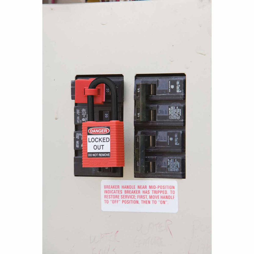 Standard Key Retaining Lockout Nylon Padlock 1.5 in Nylon Shackle KD ...