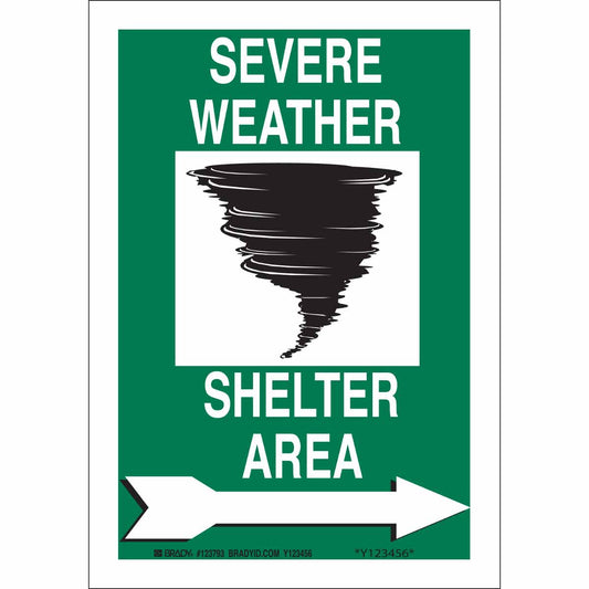 B401 10X7 GRN/BLK/WHT SEVERE WEATHER