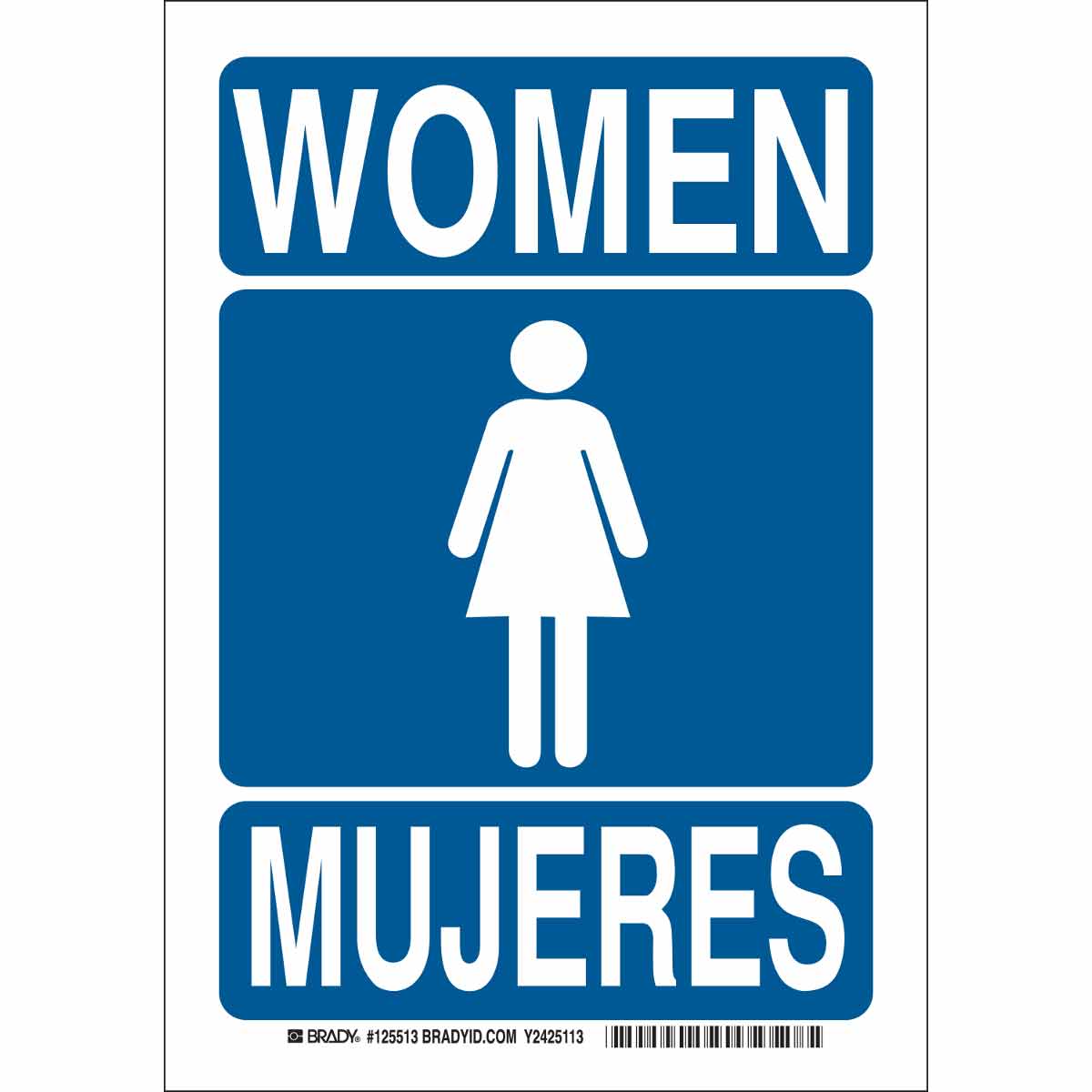 B302 14X10 WHT/BLU BILING/WOMEN MUJERES