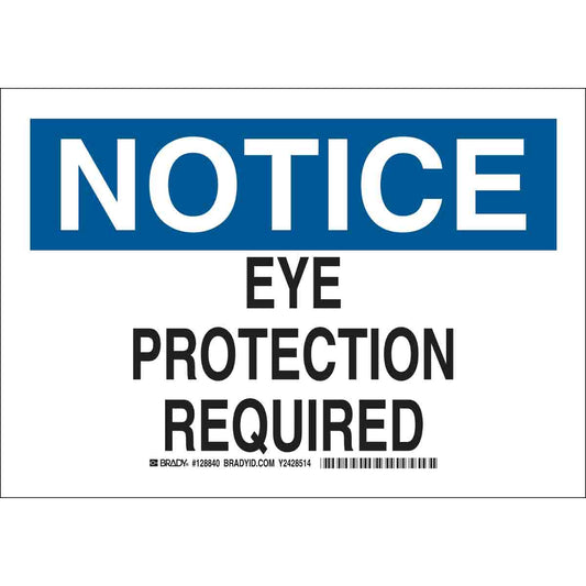 B302 10X14 BLK/BLU/WHT NOTICE EYE