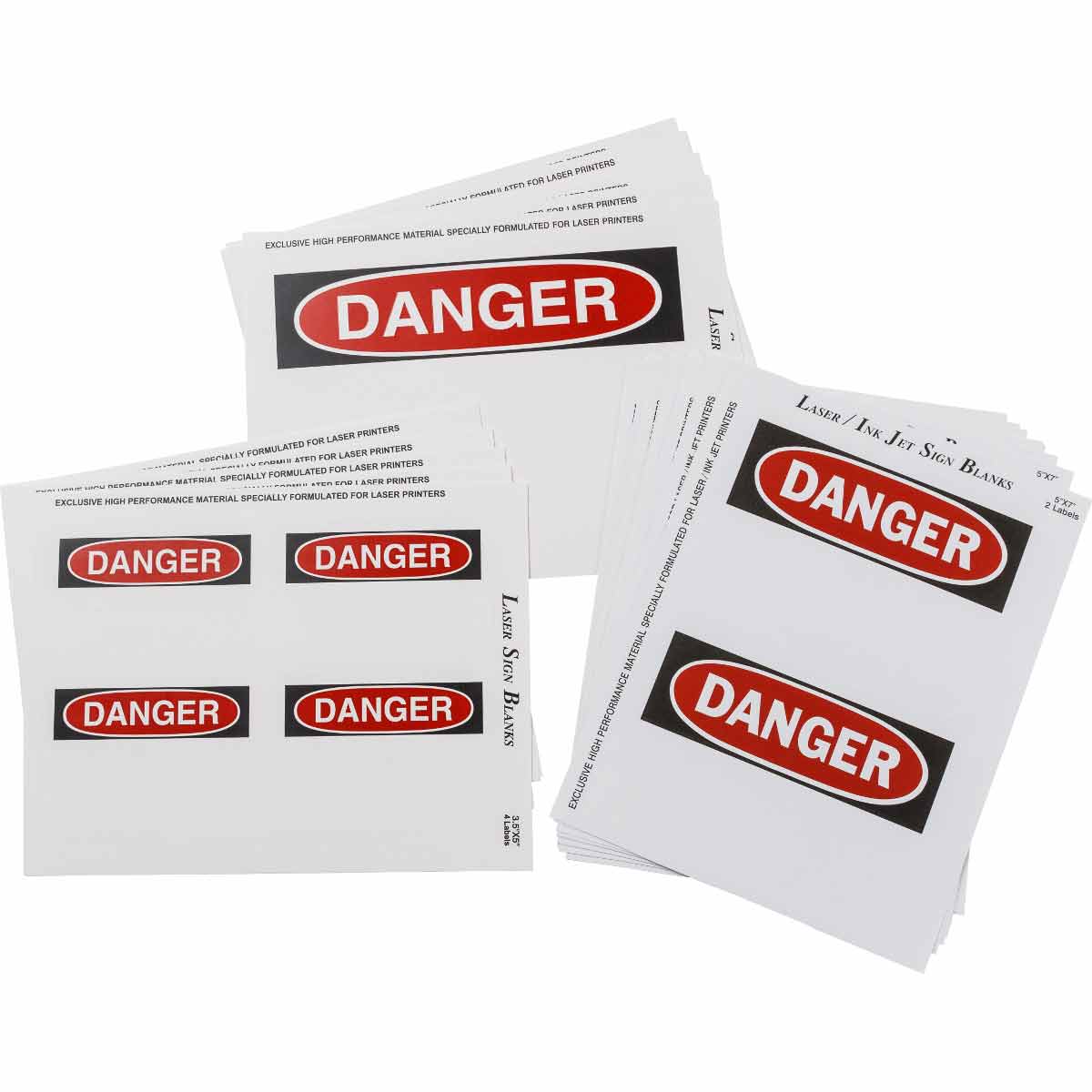 SIGN OSHA DANGER VARIETY PACK