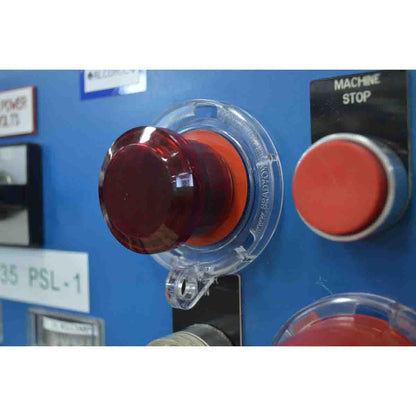 16MM CLEAR PUSH BUTTON LO W/ TALL COVER