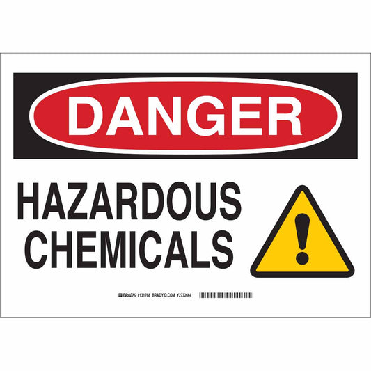 B120,7X10,BLK,RED,YEL/WHT,HAZARDOUS CHEM