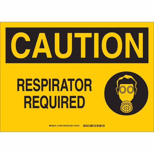 B120 7X10 BLK/YEL RESPIRATOR REQUIRED