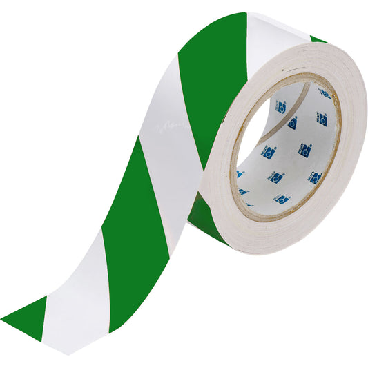 2" X 100' B514 GRN/WHT FLOOR TAPE