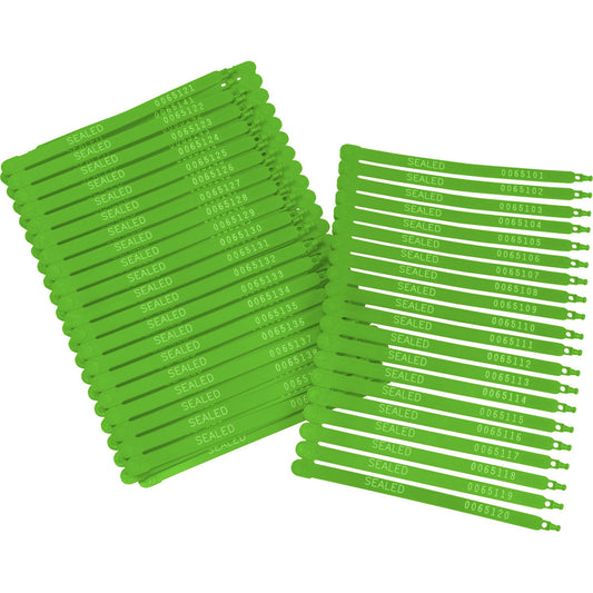 TRUCK SEALS 7.5" GREEN 100/PACK