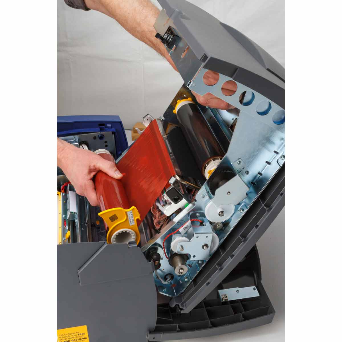 B85, CART, RBN, BLK/ORG, 8 X 16P