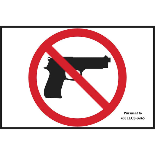 B595,RED/BLK/WHT,4X6,ILLINOIS FIREARM