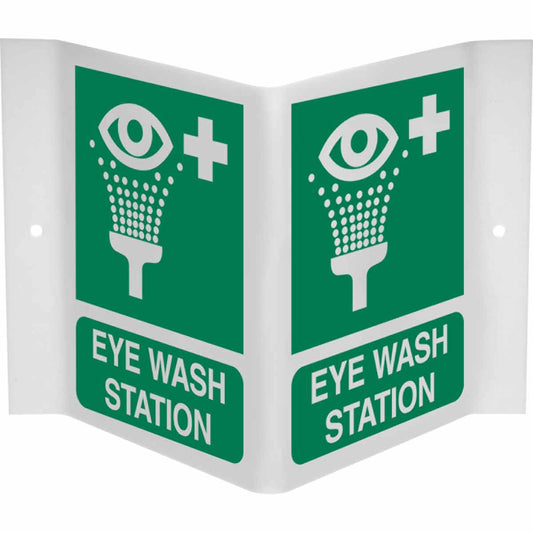 B450 12 X 18 IN EYE WASH STATION SIGN