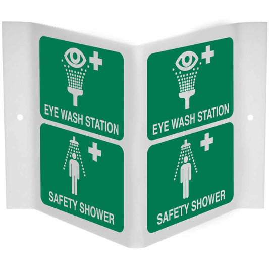 B450V 12.5 X 18 SAFETY SHOWER EYE WASH