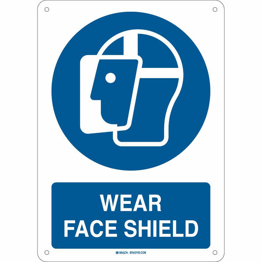 B-555 14X10 WEAR FACE SHIELD