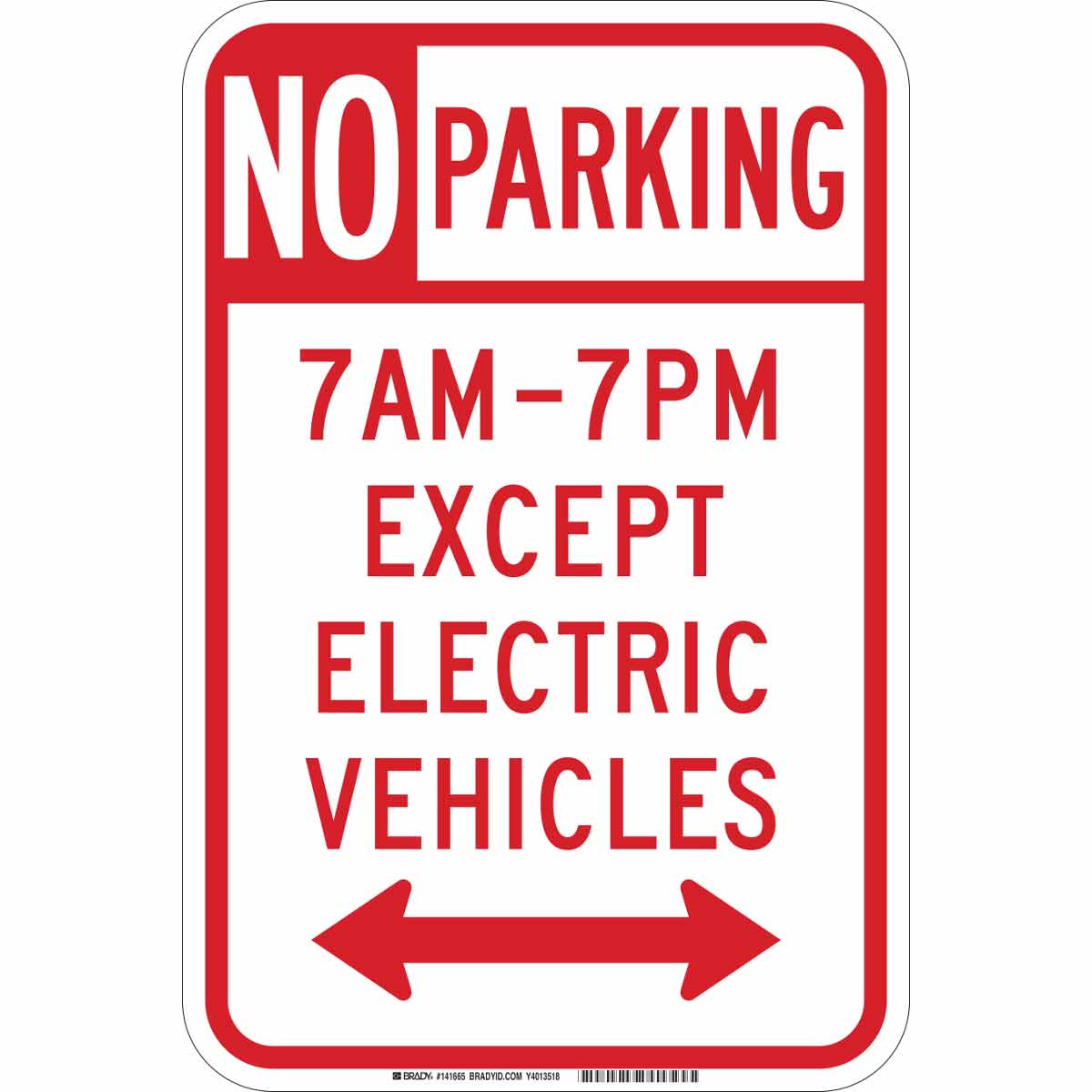 B-959 18X12 NO PARKING 7AM-7PM EV DUAL