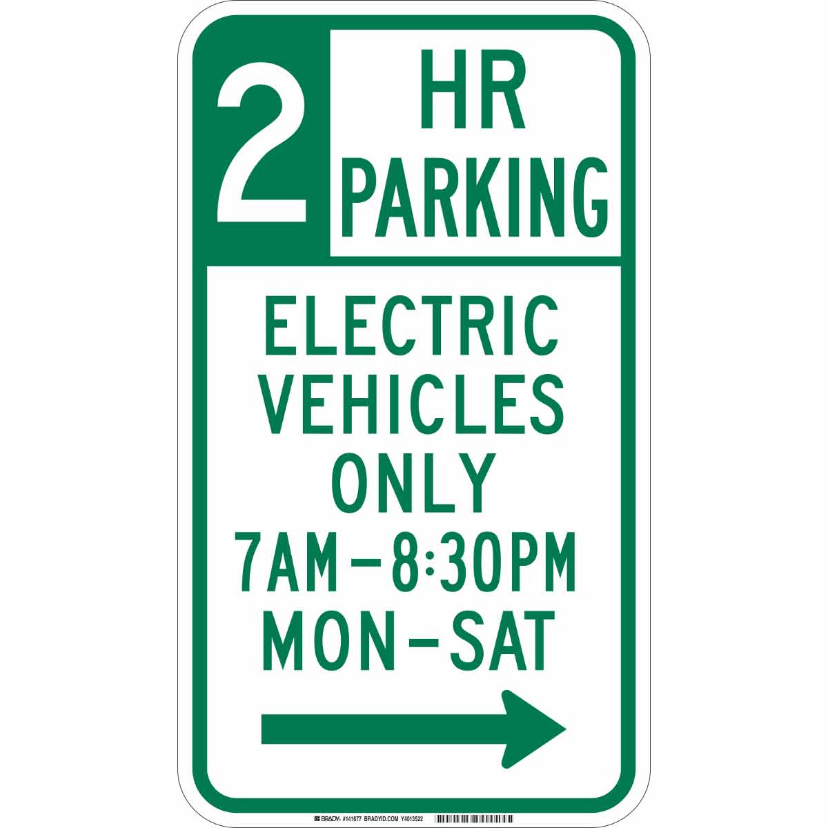 B-959 18X12 2 HR PARKING EV MON-SAT RGHT