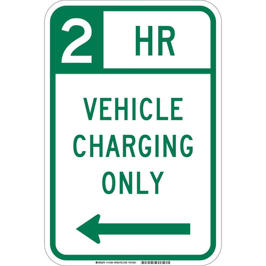 B-959 18X12 2 HR VEHICLE CHARGING LEFT