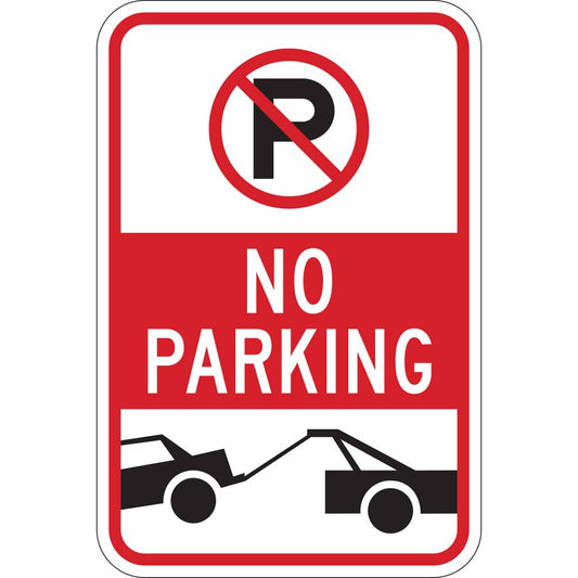 NO PARKING PICTO AND TOW AWAY HIP