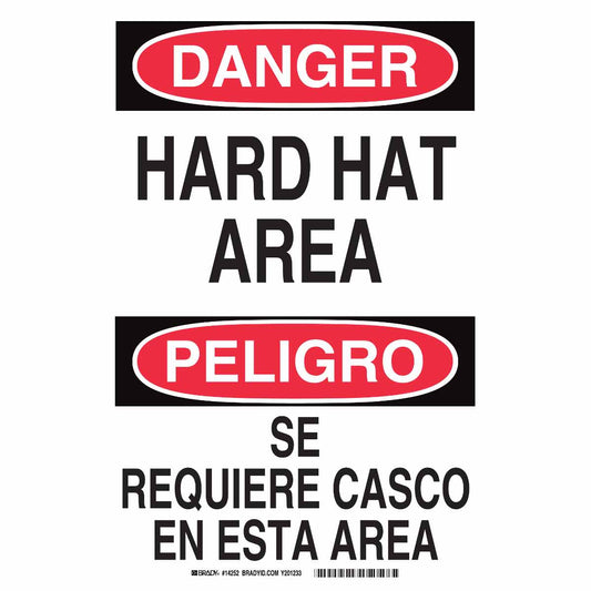 B302 SAFETY SIGN 14X10 BLK/RED/WHT