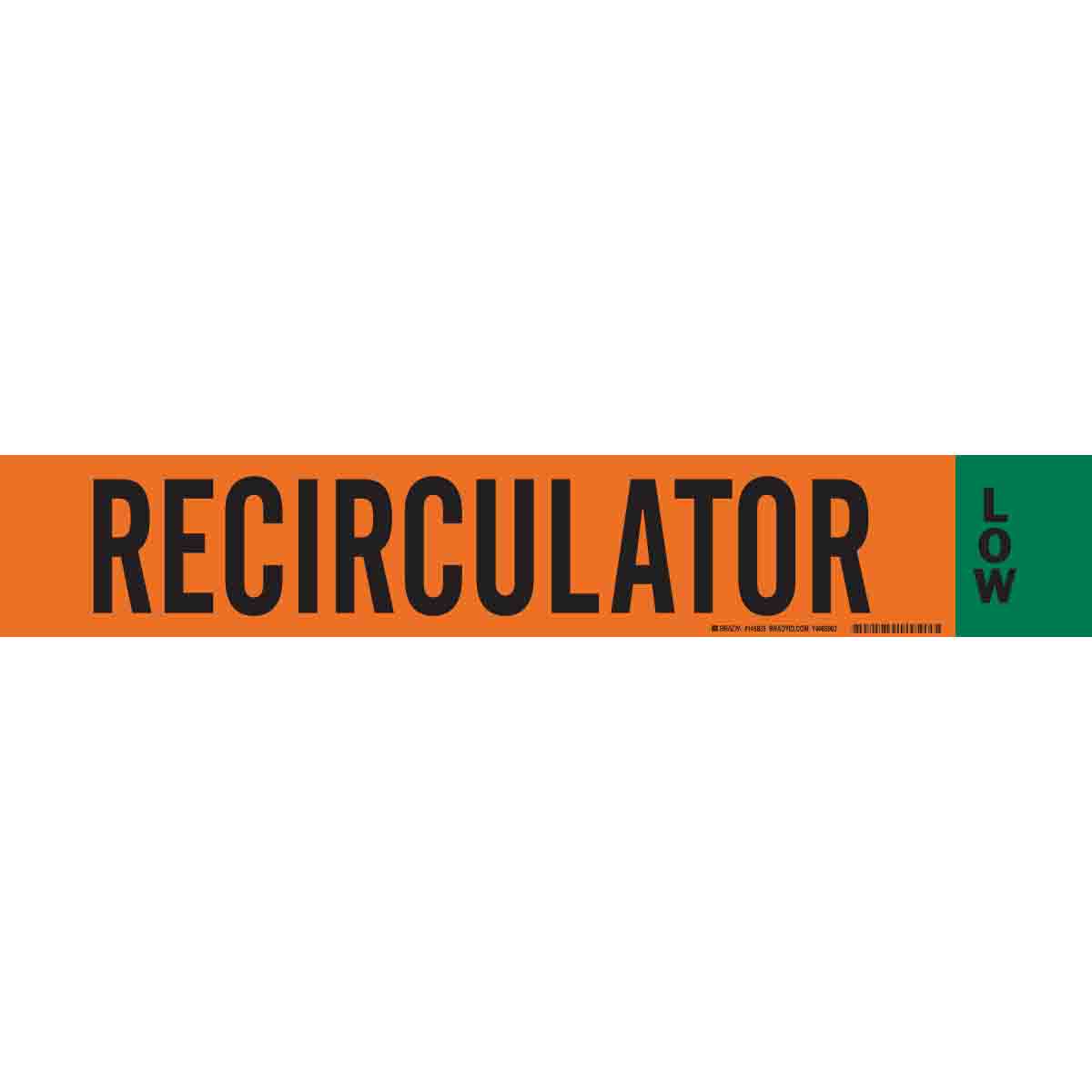 B946 BLK/GRN/ORG RECIRCULATOR