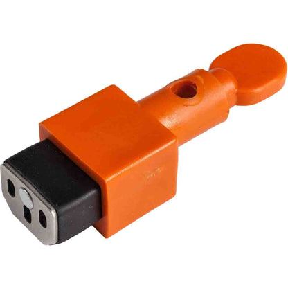 DETACHABLE POWER CORD PLUG LOCKOUT