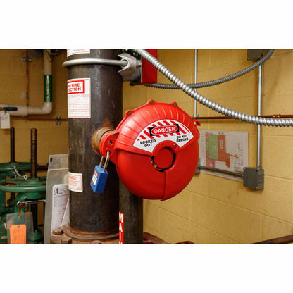 COLLAPSIBLE GATE VALVE LO 3-7" RED