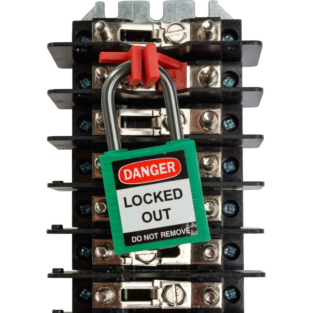 TERMINAL BLOCK LOCKOUT - 2 PK