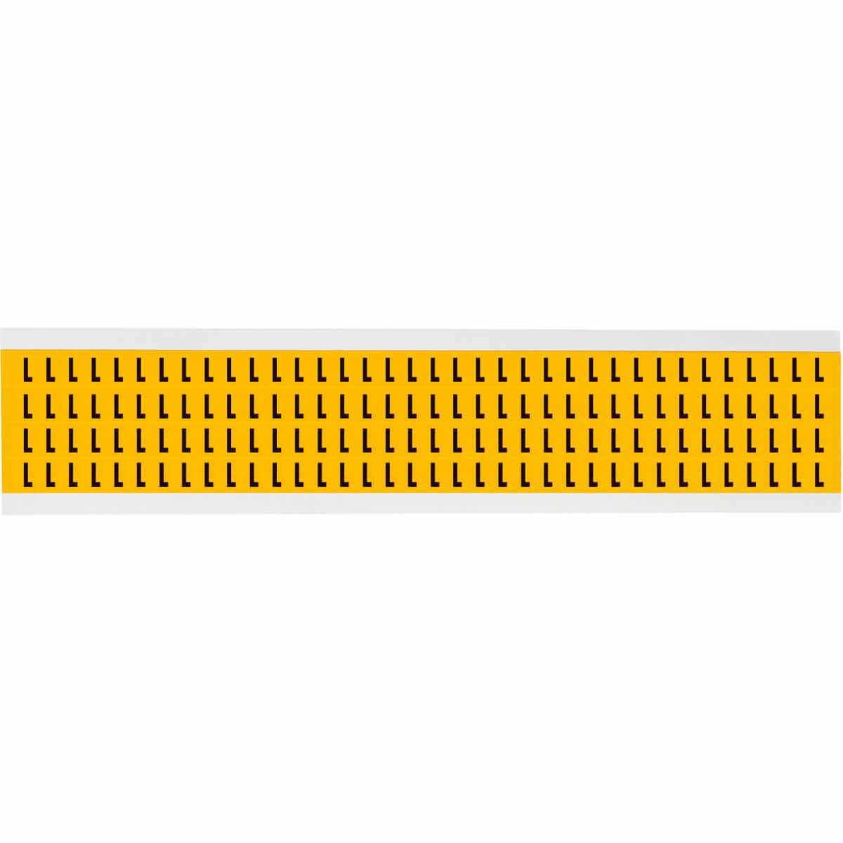 0.25 in Vinyl N&L BK on YL L 144/PK