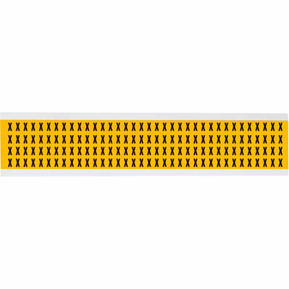 0.25 in Vinyl N&L BK on YL X 144/PK