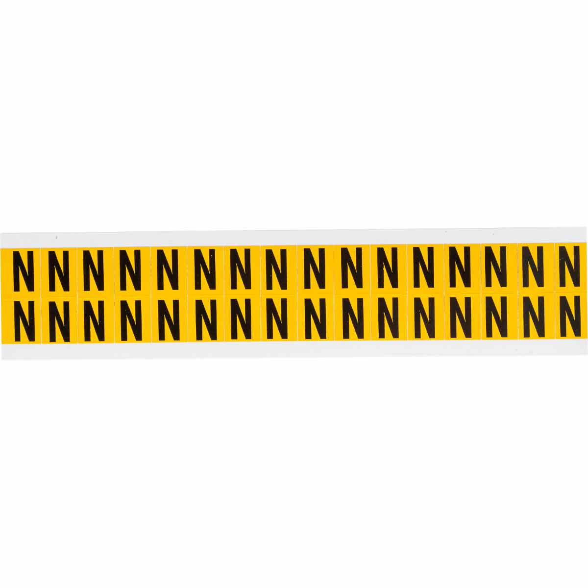 0.625 in Vinyl N&L BK on YL N 32/PK