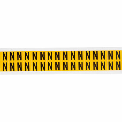 0.625 in Vinyl N&L BK on YL N 32/PK