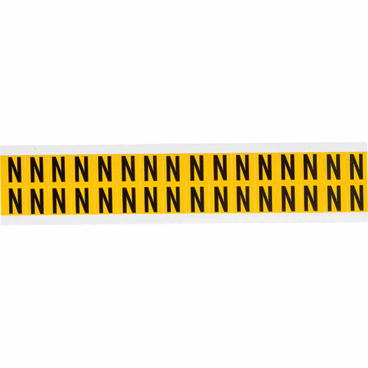0.625 in Vinyl N&L BK on YL N 32/PK