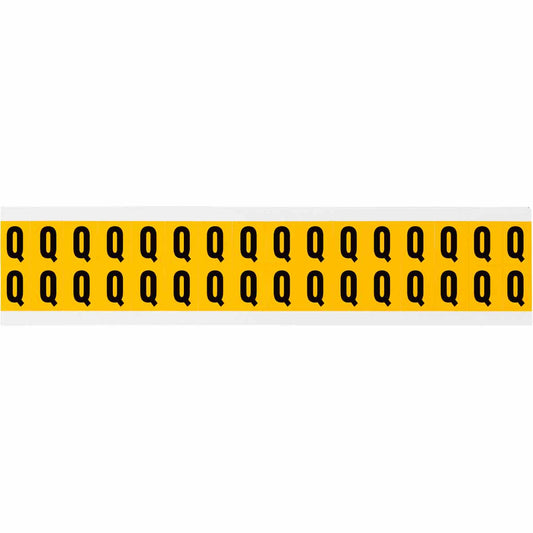 0.625 in Vinyl N&L BK on YL Q 32/PK