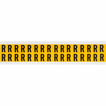 0.625 in Vinyl N&L BK on YL R 32/PK