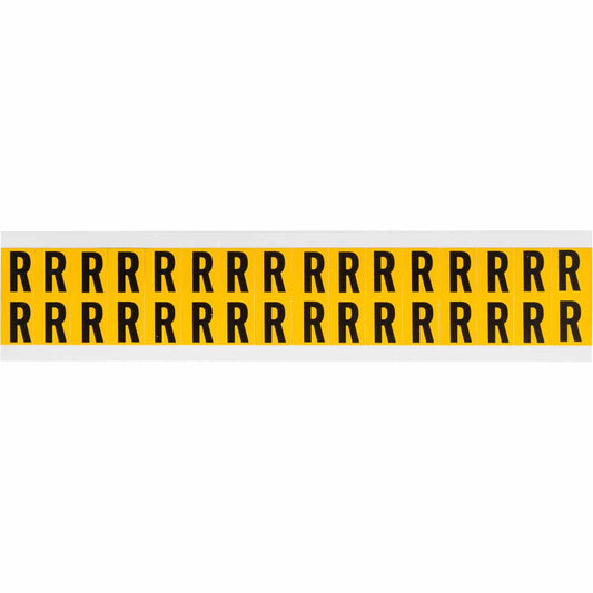0.625 in Vinyl N&L BK on YL R 32/PK