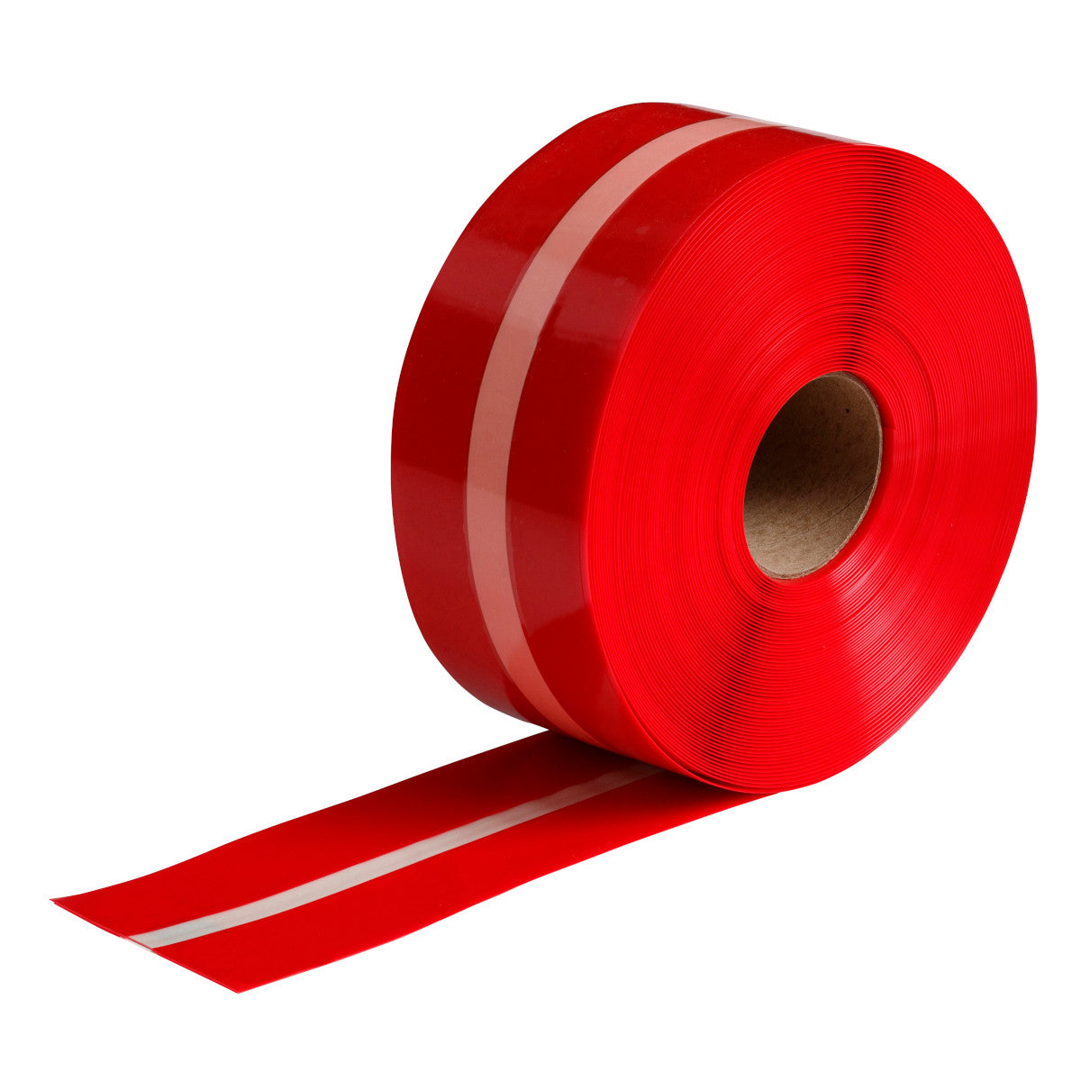 Floor Tape 4"X 100' Thick Red Glow