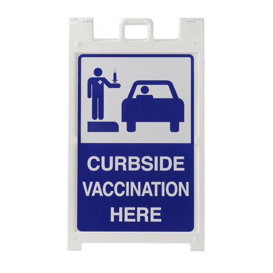 Curbside Vaccination Sign 36" H x 24" W