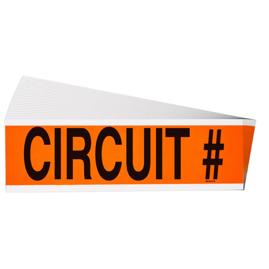 Label STYLE A BK on OR CIRCUIT # 25/PK