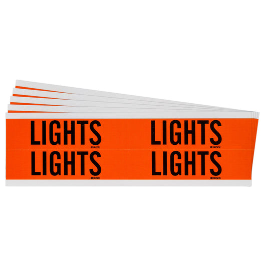 Label STYLE B BK on OR LIGHTS 5/PK