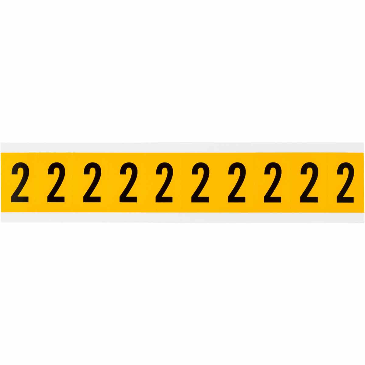 1 in Vinyl N&L Black on Yellow 2 10/PK