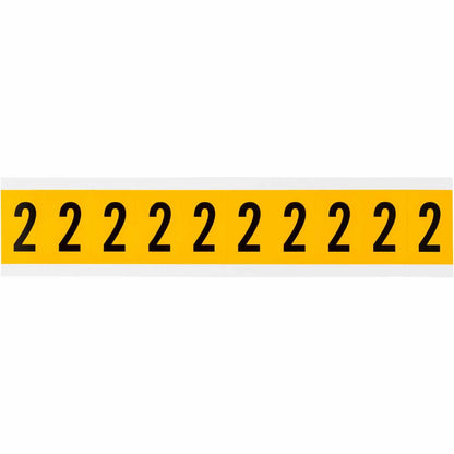 1 in Vinyl N&L Black on Yellow 2 10/PK