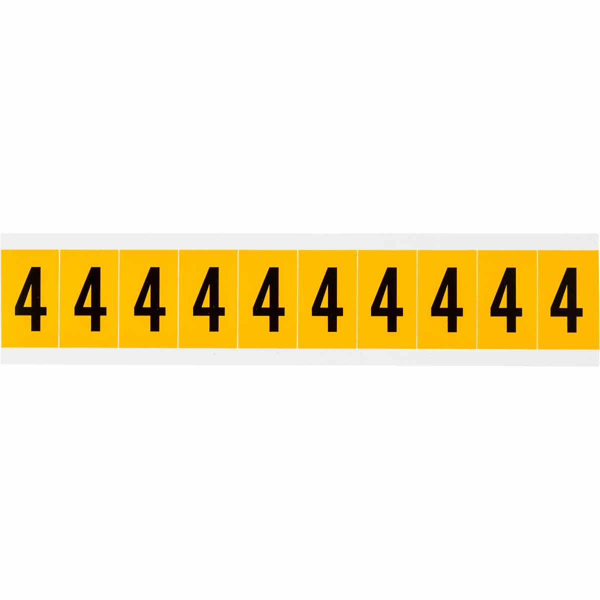 1 in Vinyl N&L Black on Yellow 4 10/PK