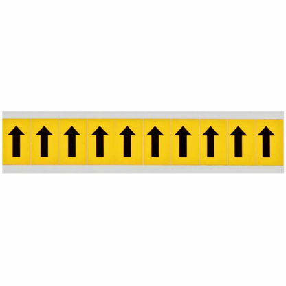 1 in Vinyl N&L BK on YL Arrow 10/PK