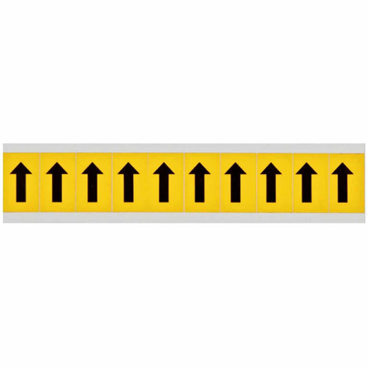 1 in Vinyl N&L BK on YL Arrow 10/PK