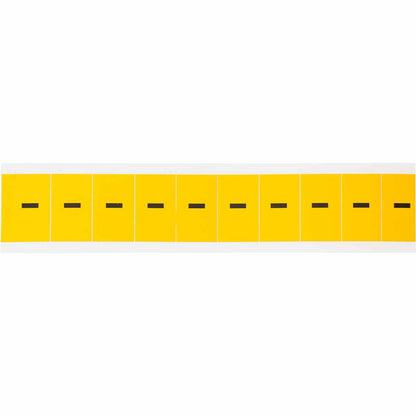 1 in Vinyl N&L Black on Yellow - 10/PK